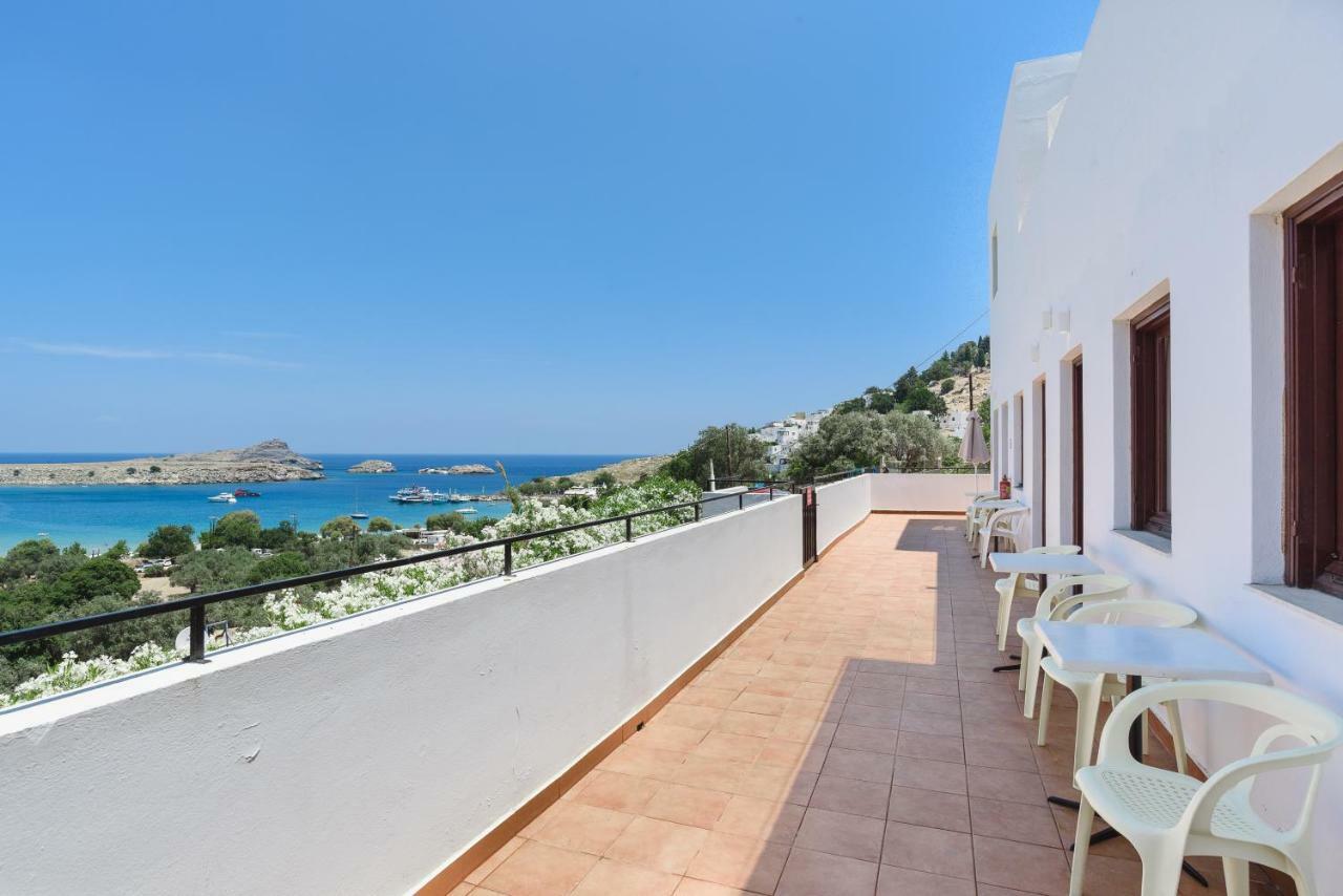 Aphrodite White Studios Lindos Bagian luar foto